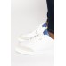 Panels White Leather Sneaker